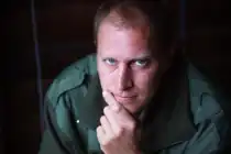 Serious looking man